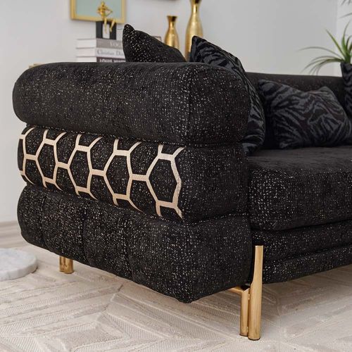 Nirvana 3-Seater Fabric Sofa