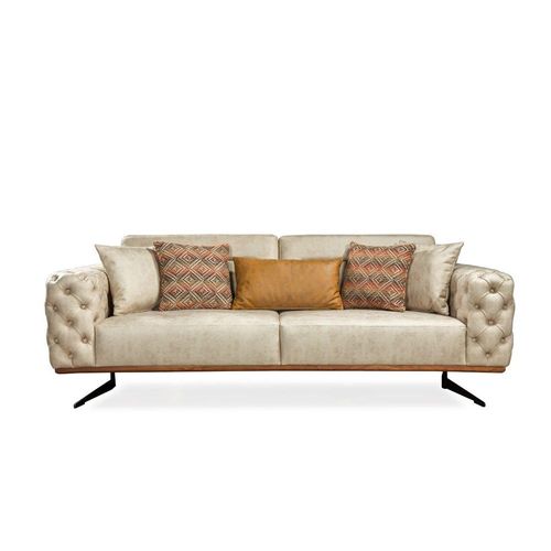 Salons 3-Seater Fabric Sofa
