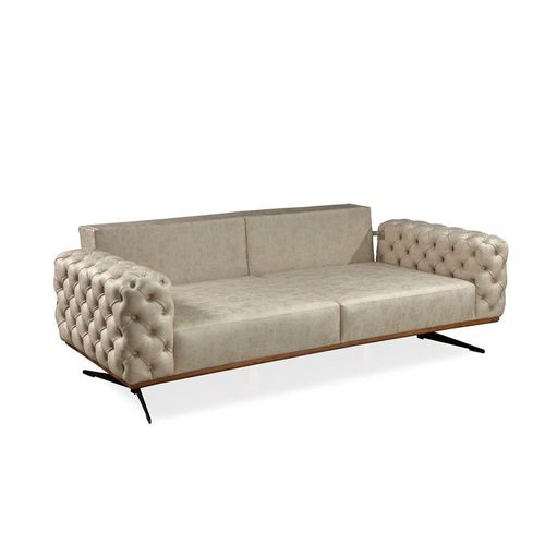 Salons 3-Seater Fabric Sofa