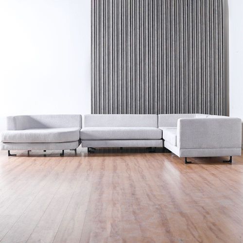 Gocek 5-Seater Fabric Corner Sofa