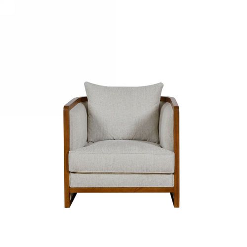 Raiden 1 Seater Fabric Sofa R  - Beige 
