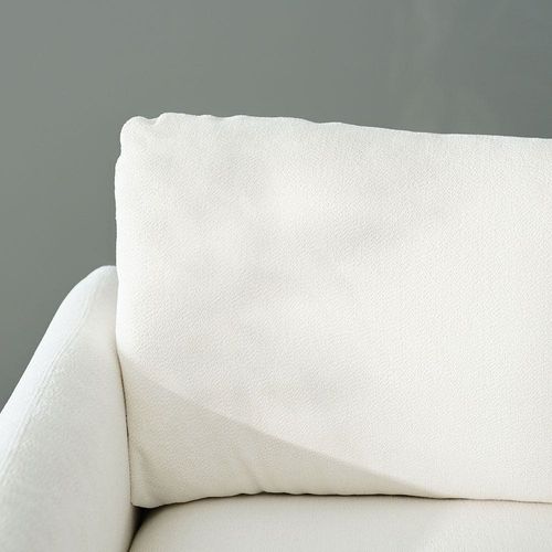 Cloud 1 Seater with Left Arm - Snow White