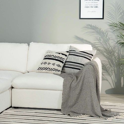 Cloud 1 Seater with Left Arm - Snow White