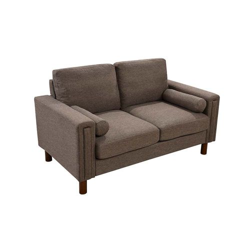 Escanor 2-Seater Fabric Sofa - Brown - With 2-Year Warranty