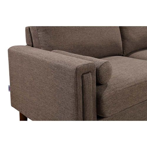 Escanor 2-Seater Fabric Sofa - Brown - With 2-Year Warranty