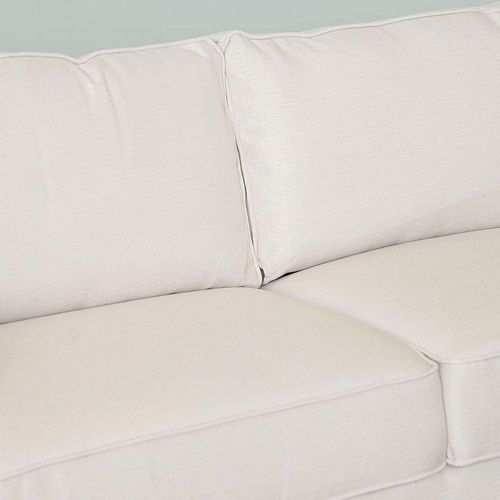 Valdez 3 Seater Fabric Sofa - Cream