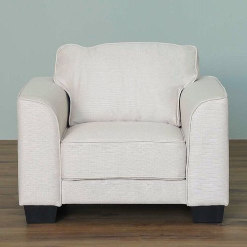 Valdez 1 Seater Fabric Sofa - Cream