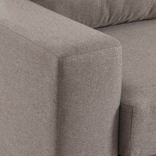 Byron 3 Seater Fabric Sofa - Taupe