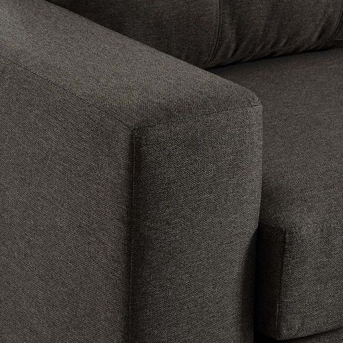 Byron 3 Seater Fabric Sofa - Charcoal