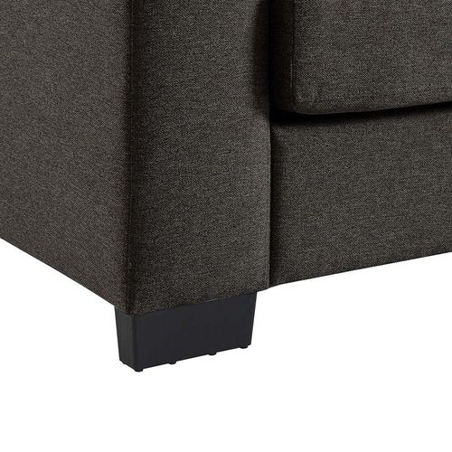 Byron 3 Seater Fabric Sofa - Charcoal