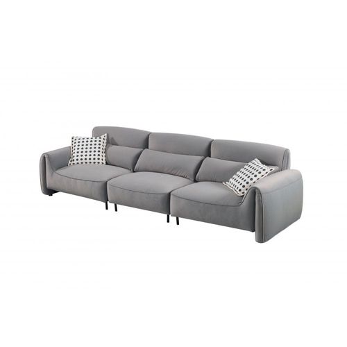 Clairmont 3 Seater Fabric Sofa - Foggy Grey