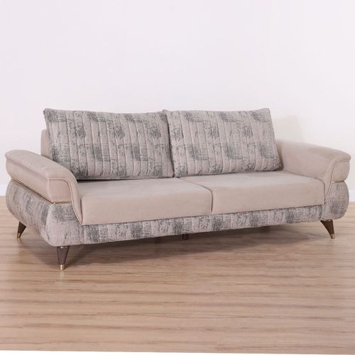 Carmen 3+1+1 Sofa Set-Grey / Mustard / Warm Grey