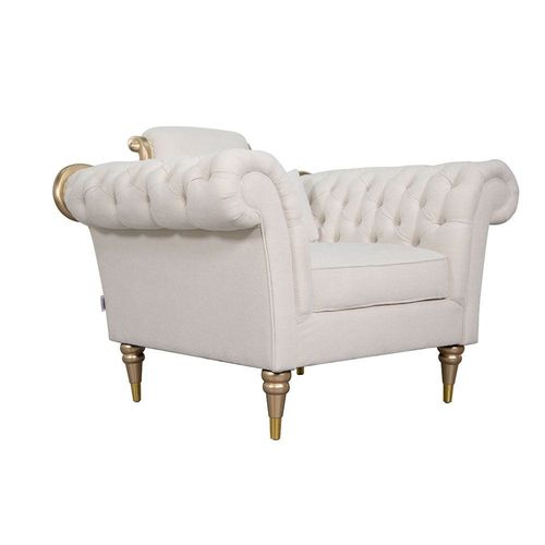 Maldives 1-Seater Fabric Sofa - Beige