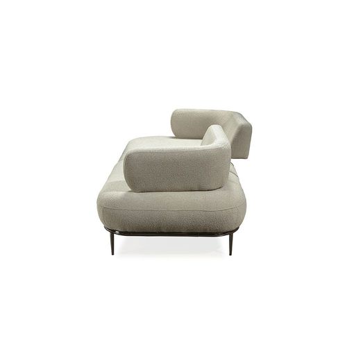 London 3-Seater Fabric Sofa - Light Brown