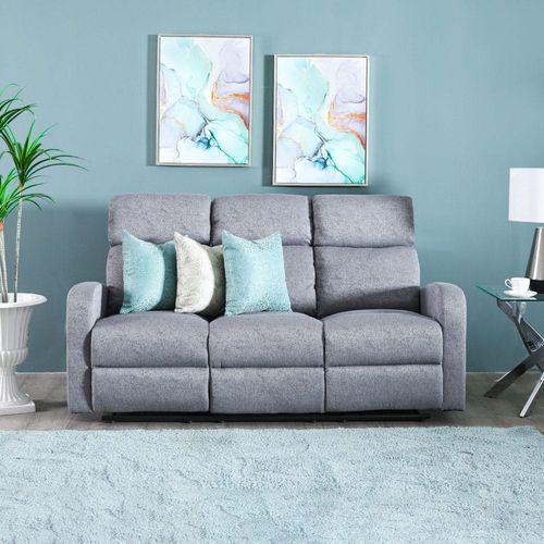 Verona 3-Seater Fabric Recliner