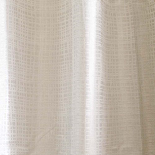 Bliss 2-Piece Solid Jacquard Curtain Set 135X240 Cm - White