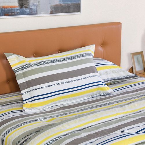 Layers 4-Piece King Plush Comforter Set-228x254cm-Yellow