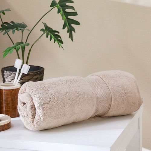 Rocco Zero Twist Bath Towel 140x70 Cm Doeskin