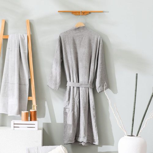 Retreat Kimano Cotton Bathrobe Extra Large Grey