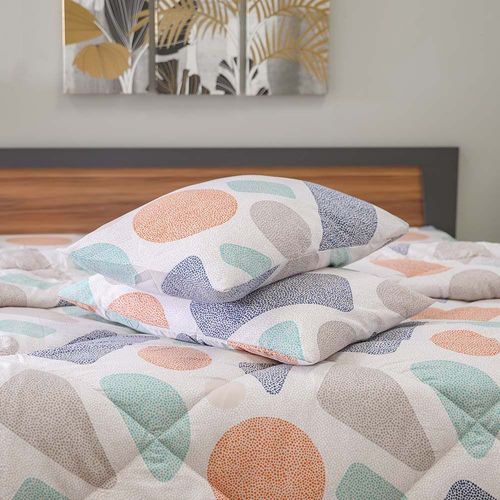 Plush Pebbles 4-Piece King Comforter Set 228X254 Cm Multi