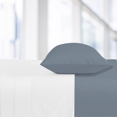 Pure Earth 3-Piece King Fitted Sheet Set 180X200 Cm -Grey