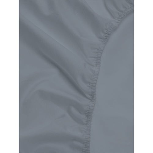 Pure Earth 3-Piece King Fitted Sheet Set 180X200 Cm -Grey