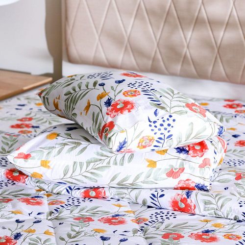 Paradise Flora 2-Piece Twin Comforter Set 150x230 Cm Yellow