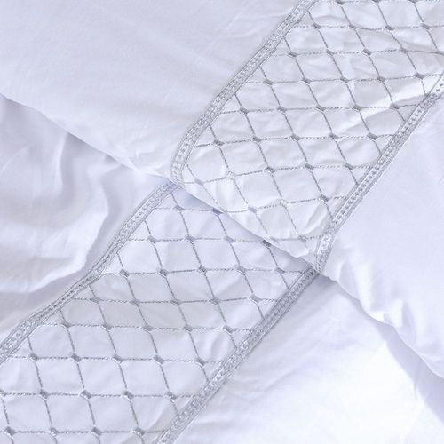 Bloom Regal Embroidered 5-Piece King Comforter Set 240X260 Cm - Off White