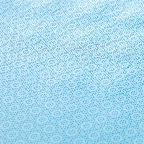Casablanca 3 -Pcs Queen Fitted Sheet Set 160x200 Cm Solid Blue