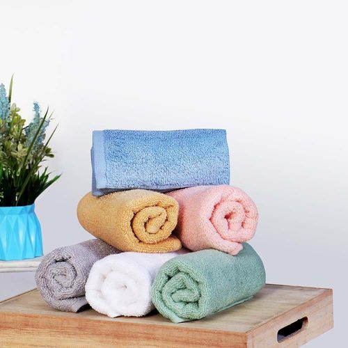 Cloud Touch Super Fine Zero Face Towel 33x33 Cm bright white