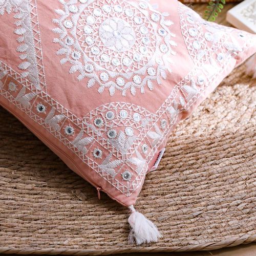 Gleam Filled Cushion 30x50 Cm Peach
