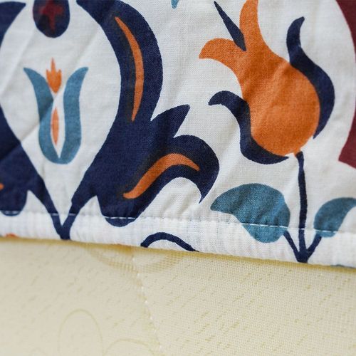 Albany Baroque Queen 3- Pcs Fitted Sheet Set 160x200 Cm Red