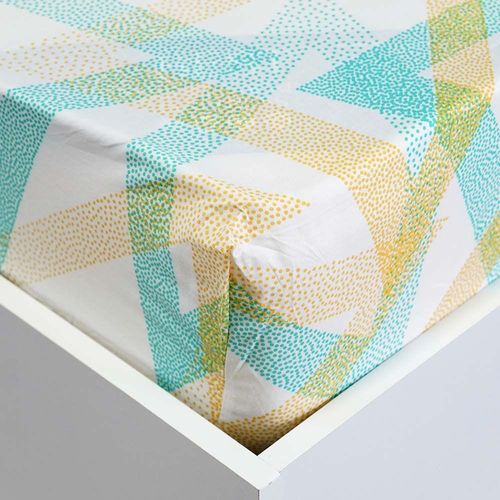 Albany Trigno Single 2- Pcs Fitted Sheet Set 120x200 Cm Multi Color