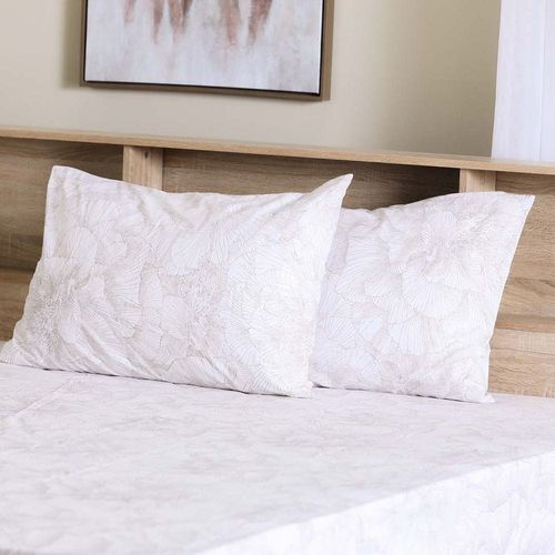 Albany Mallow King 3- Pcs Fitted Sheet Set 180x200 Cm Grey