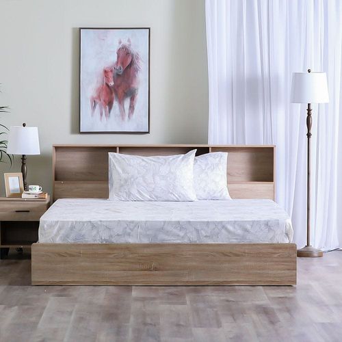 Albany Mallow King 3- Pcs Fitted Sheet Set 180x200 Cm Grey