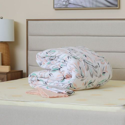 AW23 Bliss Scandi 6- Piece Super King Comforter Set 260x260 Cm Grey Yellow
