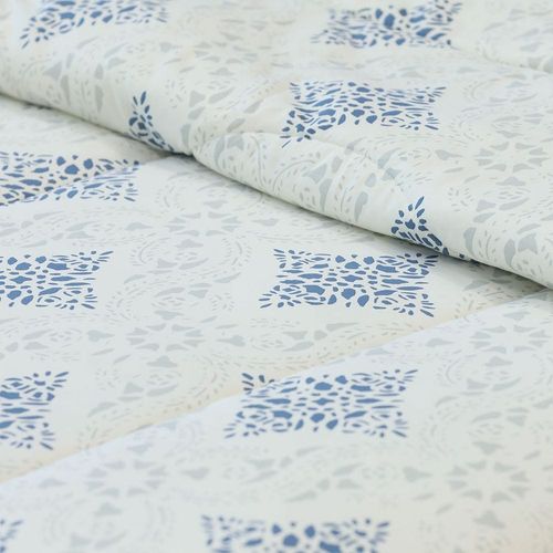 AW23 Bliss Amara 6- Piece Super King Comforter Set 260x260 Cm Blue