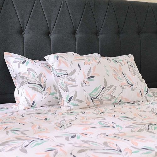 AW23 Bliss Oliana 3- Piece Super King Fitted Sheet Set 200x200 Cm Peach