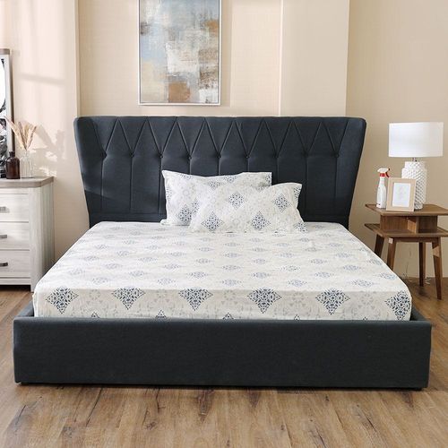 AW23 Bliss Linear 3- Piece Queen Fitted Sheet Set 160x200 Cm Blue