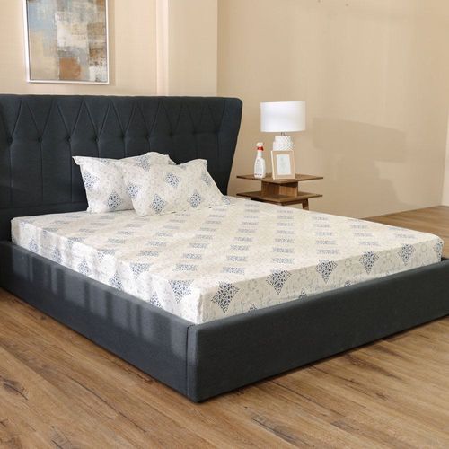 AW23 Bliss Linear 3- Piece Queen Fitted Sheet Set 160x200 Cm Blue