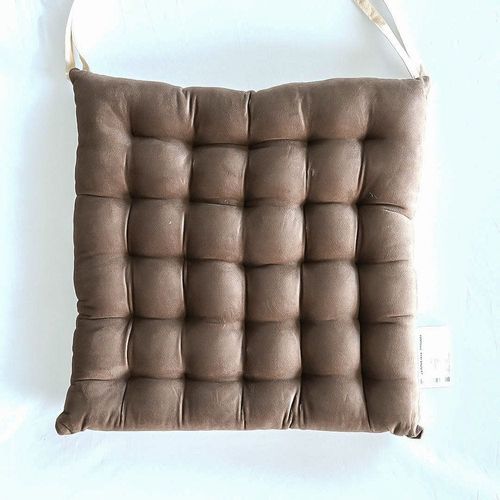Aster Velvet Chairpad 40x40 Cm Brown