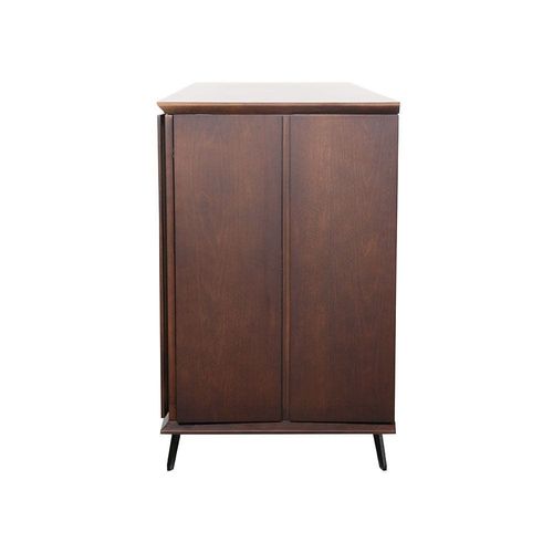 Merriton Sideboard with 4 Doors - Walnut - With 2-Year Warranty