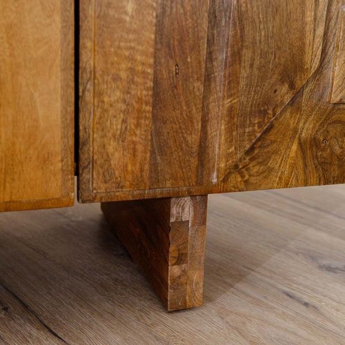 Masaya 4 Door Solid wood Sideboard - Walnut
