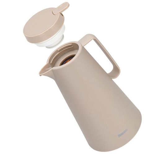 FISSMAN Vacuum insulated Flask 1000 ml MOCHA CREAM (Pink Glass liner)