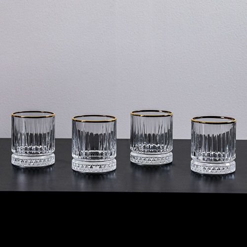 Elysia Gt Tumbler 210Cc 4Pc St Gold - Pb-520014G