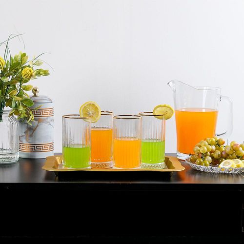 Elysia Golden T.Dof Glass 450Cc 4Pc St - Pb-520015G