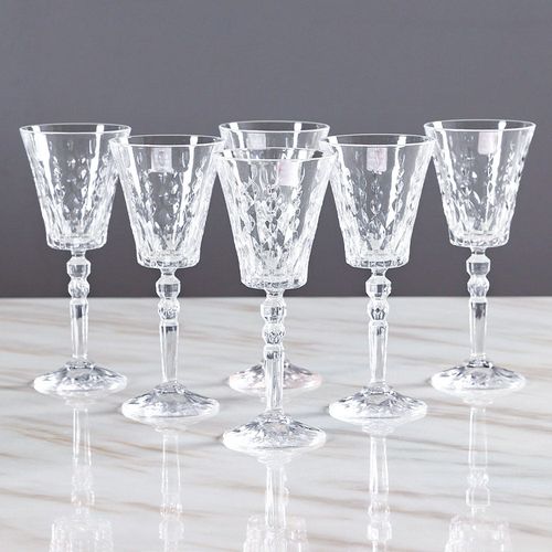 RCR Marilyn 6-Piece Crystal Glass Goblet Set -26 Cl