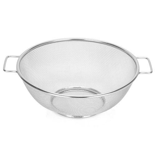 Fissman Round Stainer With Handle Silver 26Cm