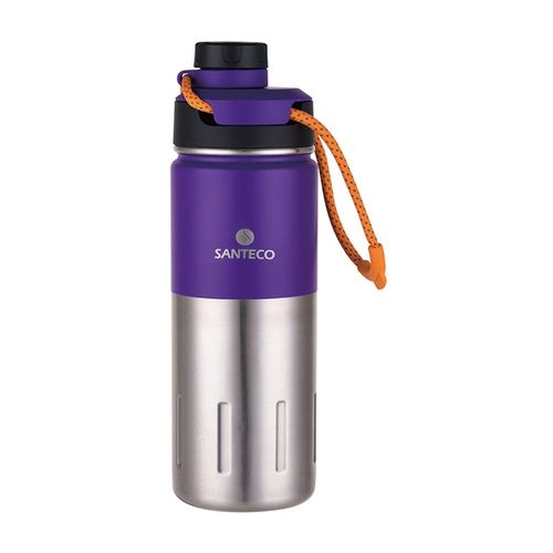 Santeco Double Wall Stainless Steel Vacuum Sports Bottle Aurora Purple 500 Ml
