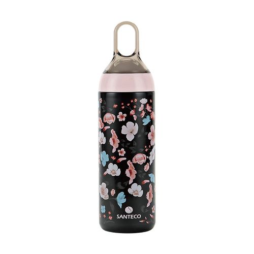 Santeco Yoga Stainless Steel Vacuum Bottle Black 500 Ml